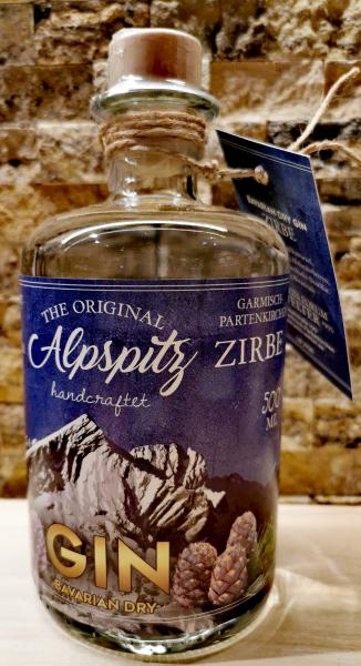 Alpspitz GIN 'The Original' mit Zirbe 0,5 Liter 45%