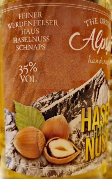Alpspitz Haus Haselnuss Spirituose 0.5L 35%